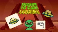 Mars Space Coloring Book