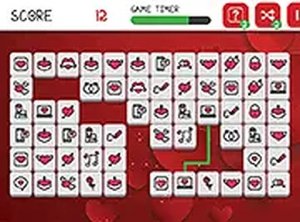 Valentine's Mahjong Online Game