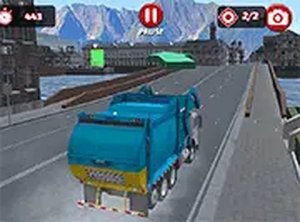 Amsterdam Truck Garbage Cleanup Online Game