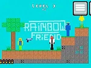Noob vs Rainbow Friends Online Shooting Game